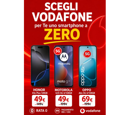 NEGOZIO VODAFONE MONTEROTODO PROMO SMARTPHONE RATA ZERO